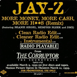 Album cover art for "More Money, More Cash, More Hoes (Remix)" by DMX & Beanie Sigel & Memphis Bleek