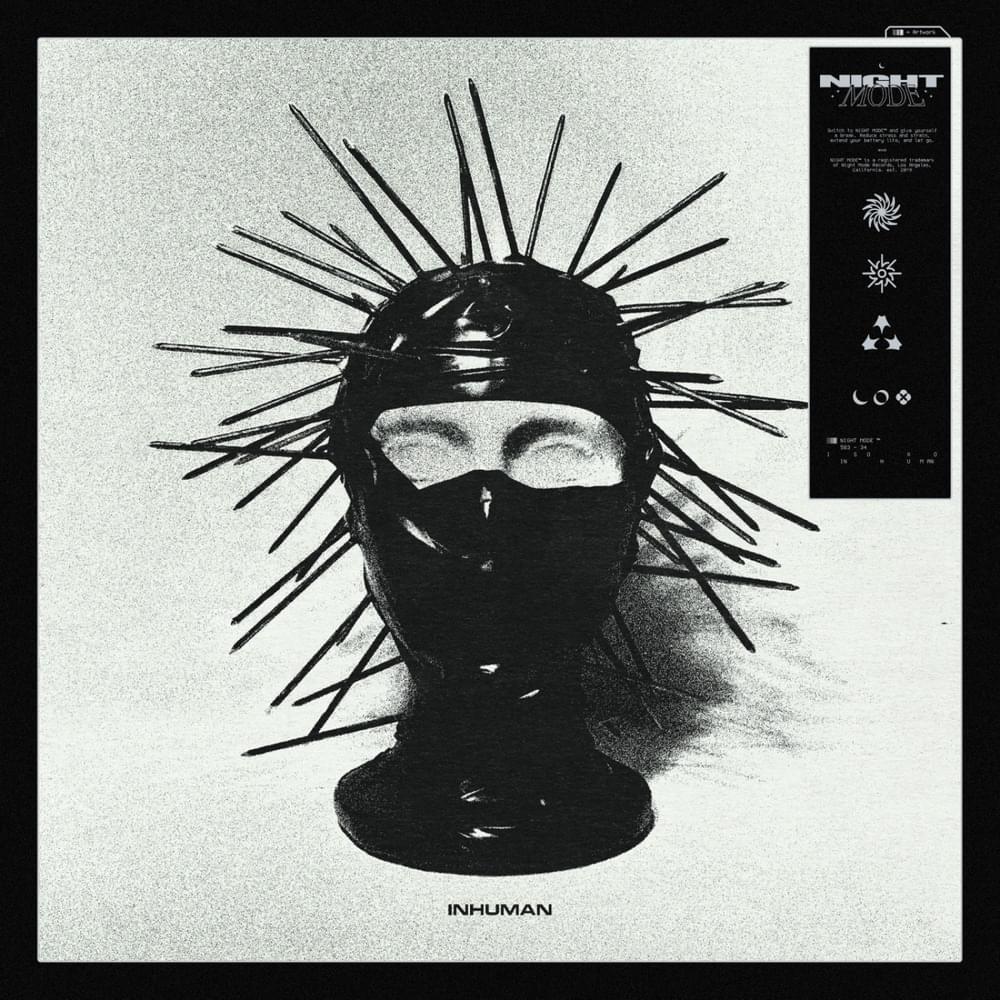 Album cover art for "Inhuman" by ISOxo
