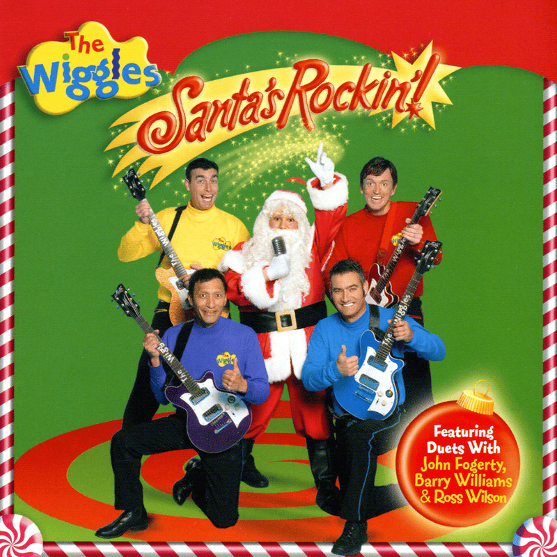 Album cover art for "Great Big Man In Red" by The Wiggles & John Fogerty