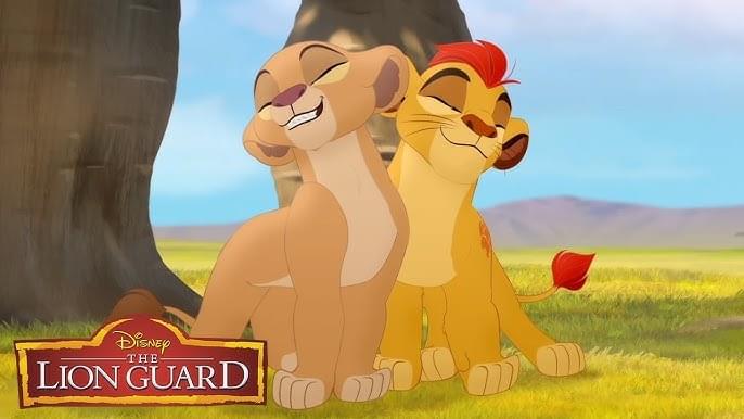 Album cover art for "Hakuna Matata (Simba’s Family’s Version)" by Cast of The Lion Guard & Max Charles & Joshua Rush & Dusan Brown & Diamond White & Atticus Shaffer & Rob Lowe & Gabrielle Union & Eden Riegel & Kevin Schon & Ernie Sabella