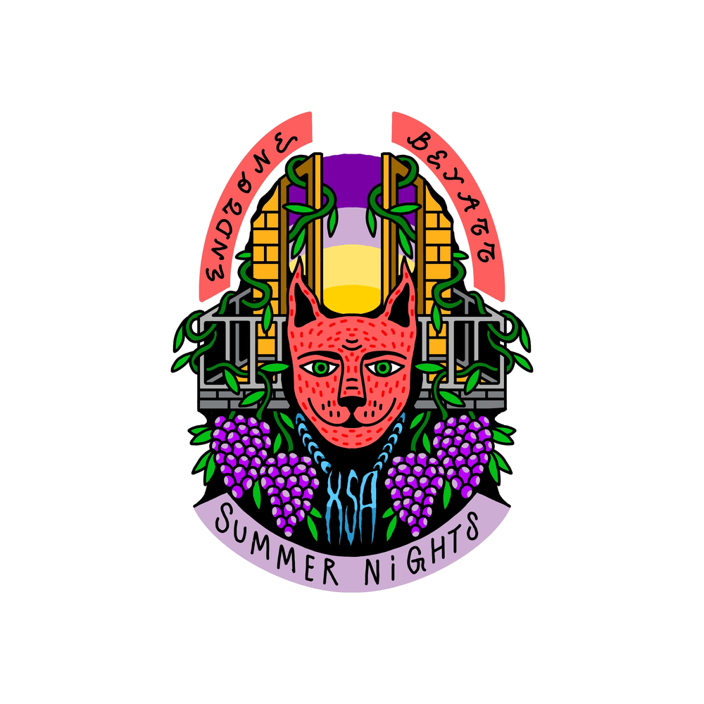 Album cover art for "summer nights" by Endzone