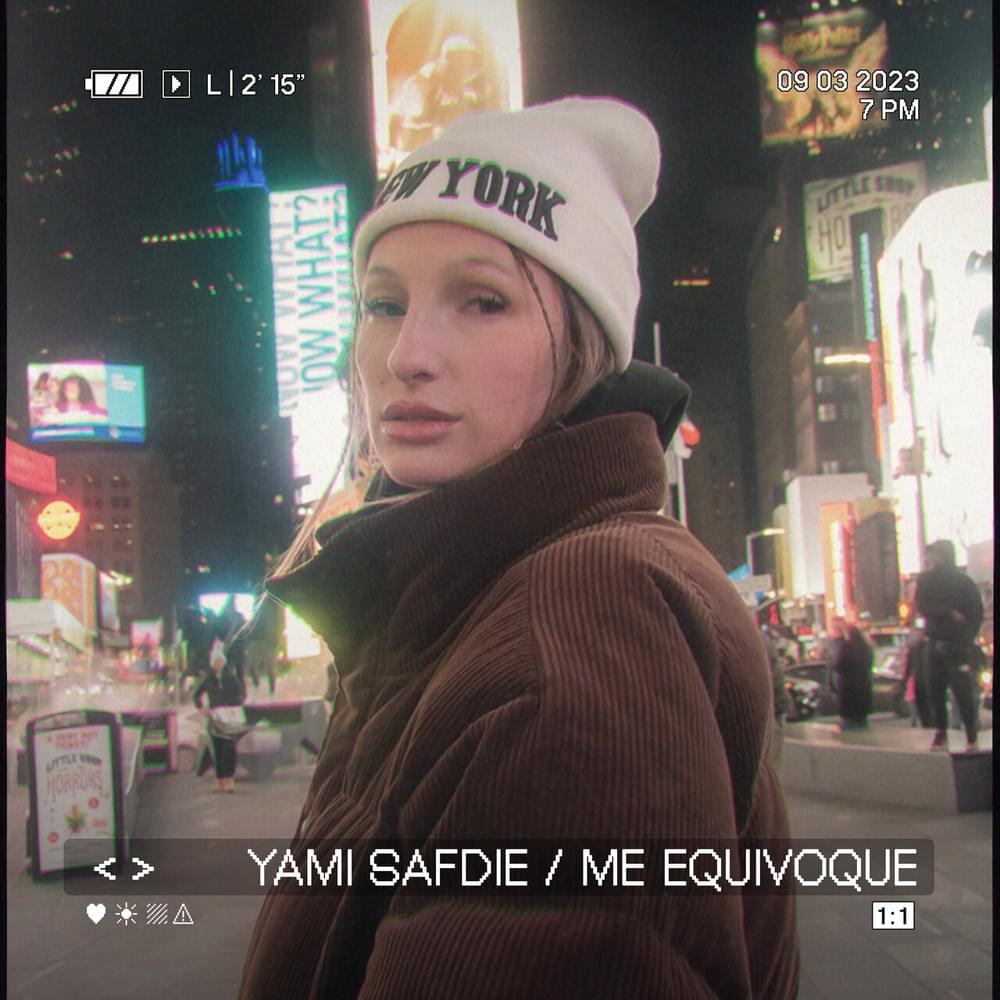 Album cover art for "Me Equivoqué" by Yami Safdie