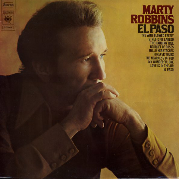 Album cover art for "The Hanging Tree" by Marty Robbins