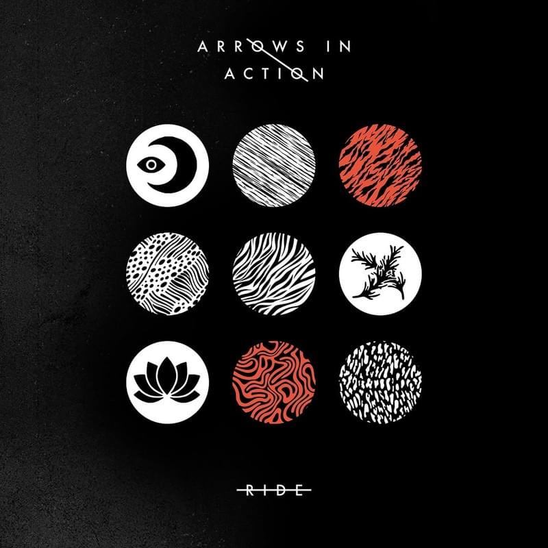 Album cover art for "Ride" by Arrows in Action