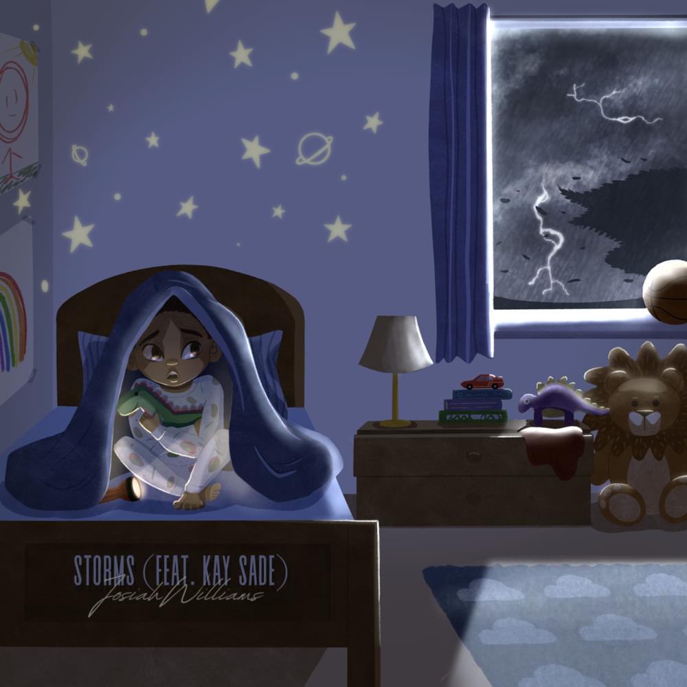 Album cover art for "Storms" by Josiah Williams & Kay Sade
