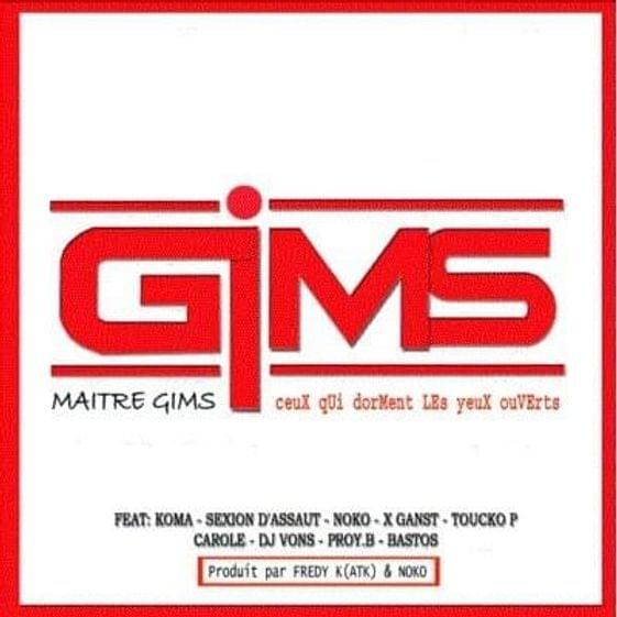 Album cover art for "Le spécimen de l’espèce humaine" by GIMS & Carole