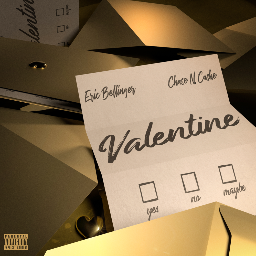 Album cover art for "Valentine" by Eric Bellinger