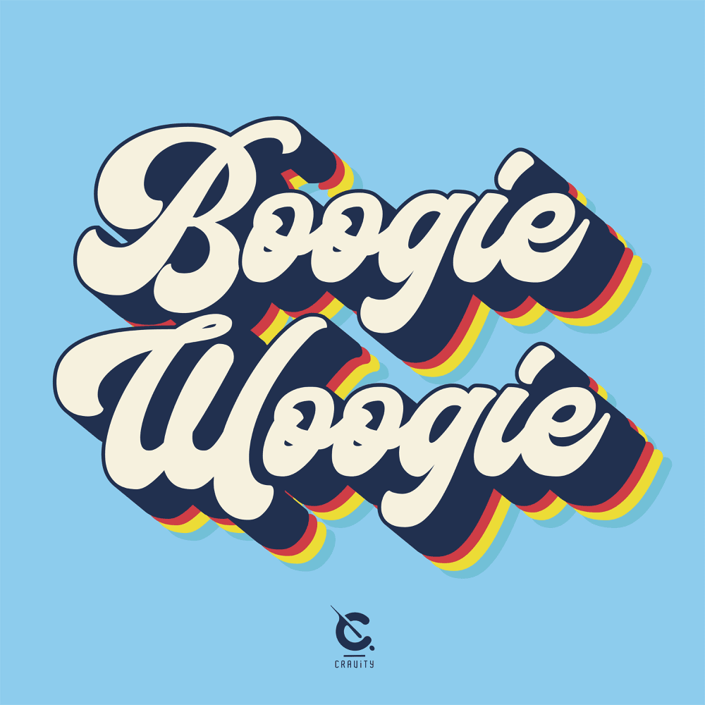 Album cover art for "Boogie Woogie" by CRAVITY