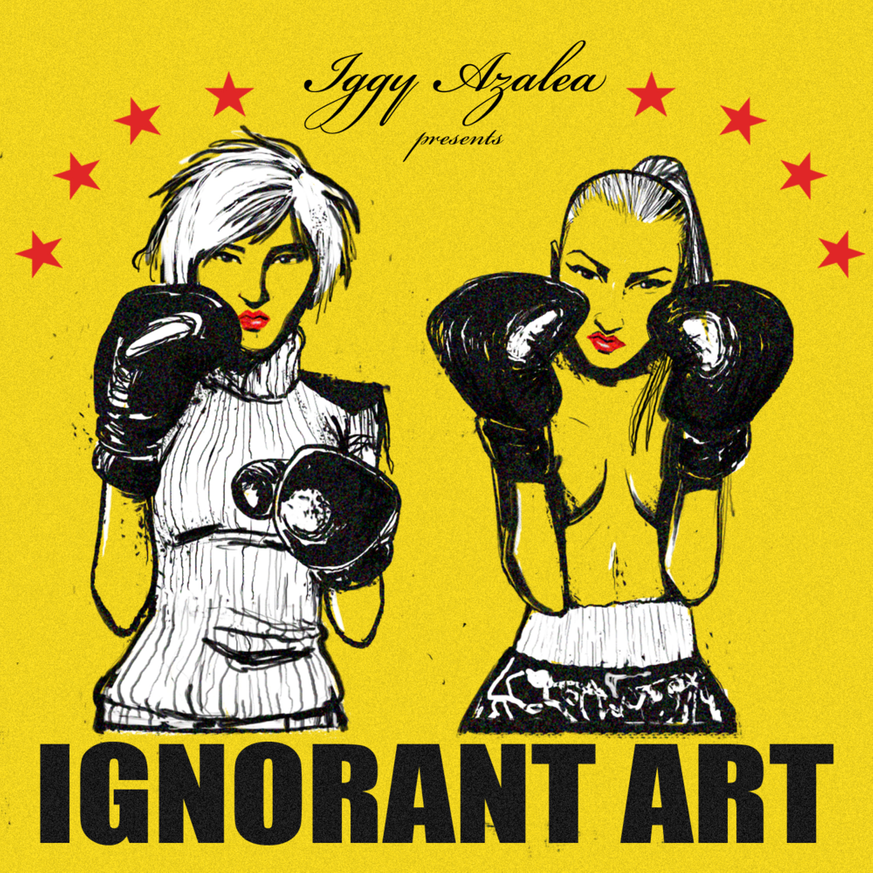 Album cover art for "Dirt in Your Pussy Ass Bitch (Intro)" by Iggy Azalea