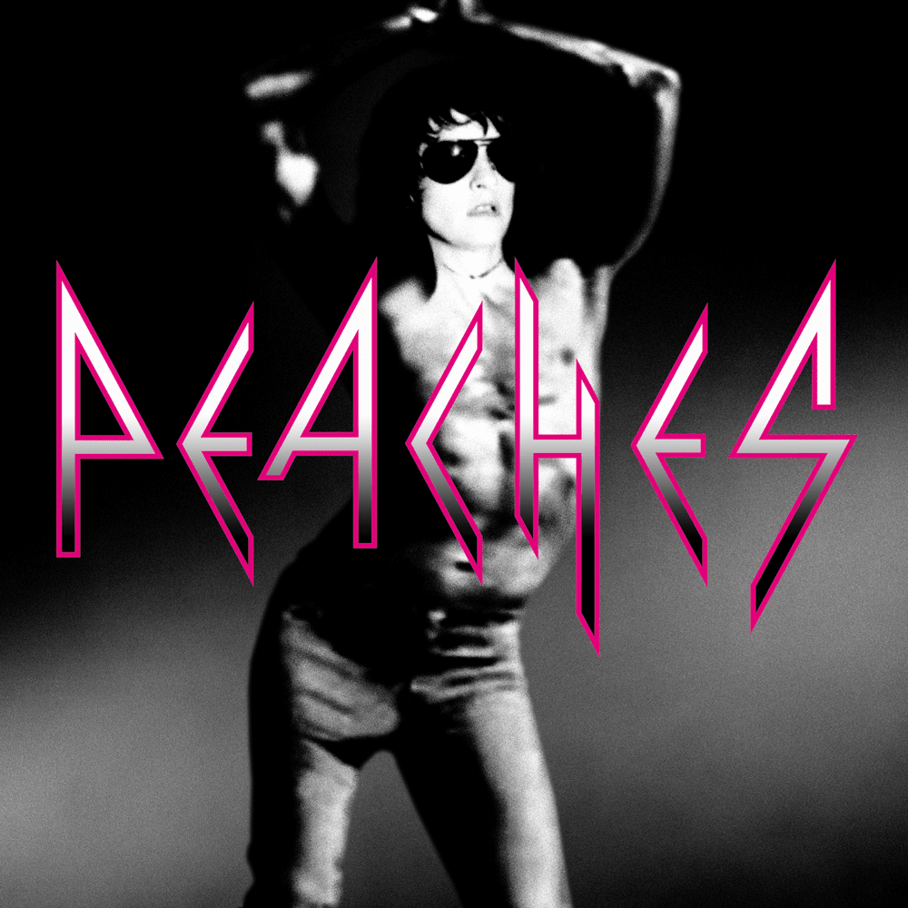 Album cover art for "Kick It" by Peaches & Iggy Pop