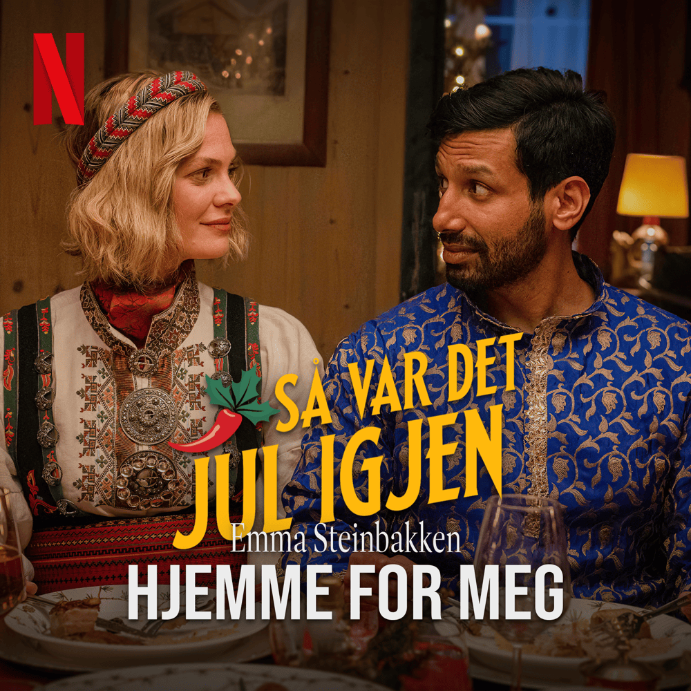 Album cover art for "Hjemme for meg" by Emma Steinbakken