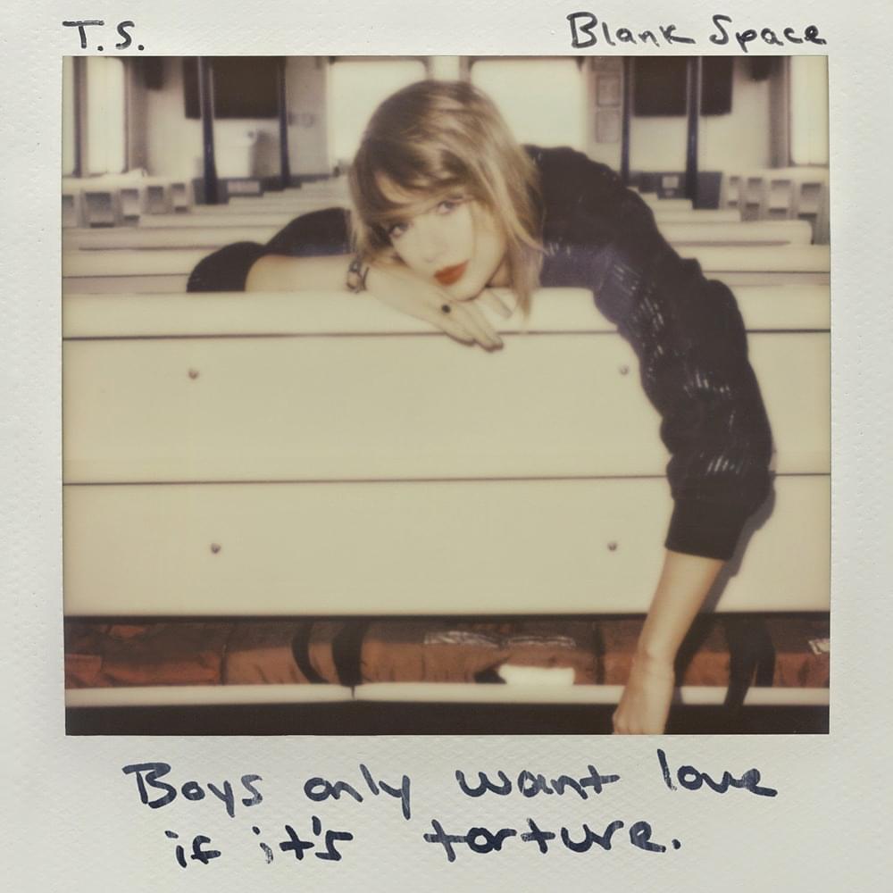 Album cover art for "Blank Space" by Taylor Swift