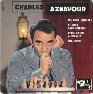Album cover art for "Ce jour tant attendu" by Charles Aznavour