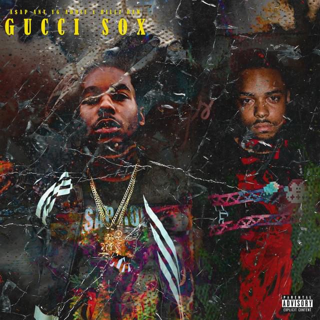 Album cover art for "Gucci Sox" by A$AP ANT & Billz Raw