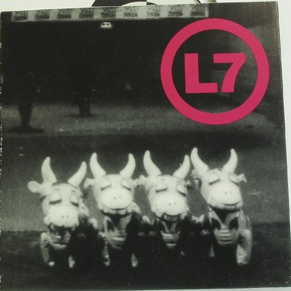 Album cover art for "Baggage (Live)" by L7
