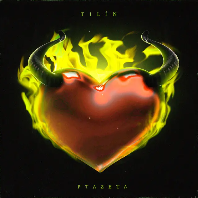 Album cover art for "Tilín" by Ptazeta