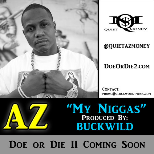Album cover art for "My Niggas" by AZ