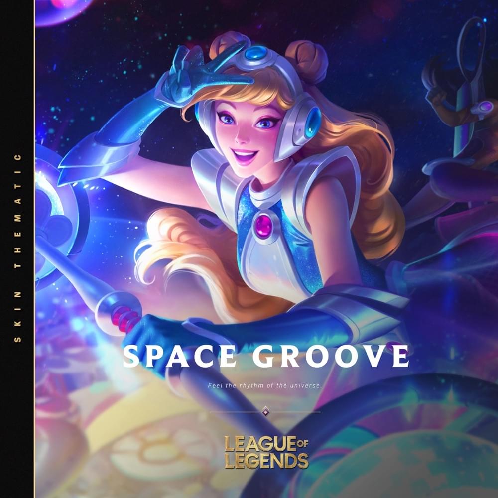 Album cover art for "Space Groove - 2021" by League of Legends