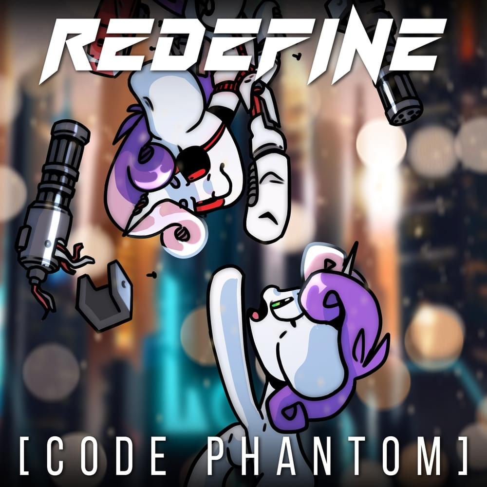 Album cover art for "CODE PHANTOM" by PrinceWhateverer & Blackened Blue