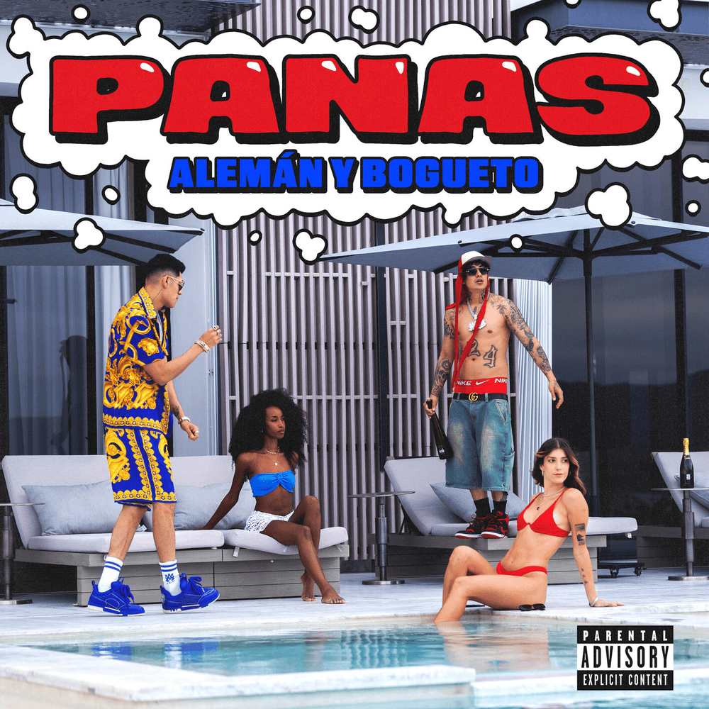 Album cover art for "Panas" by Alemán