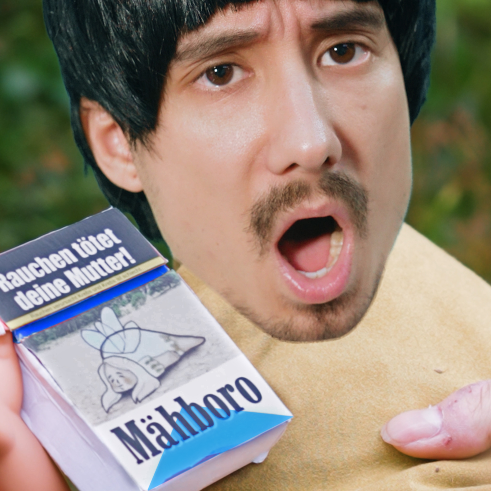 Album cover art for "Du rauchst?" by Julien Bam & Joon Kim