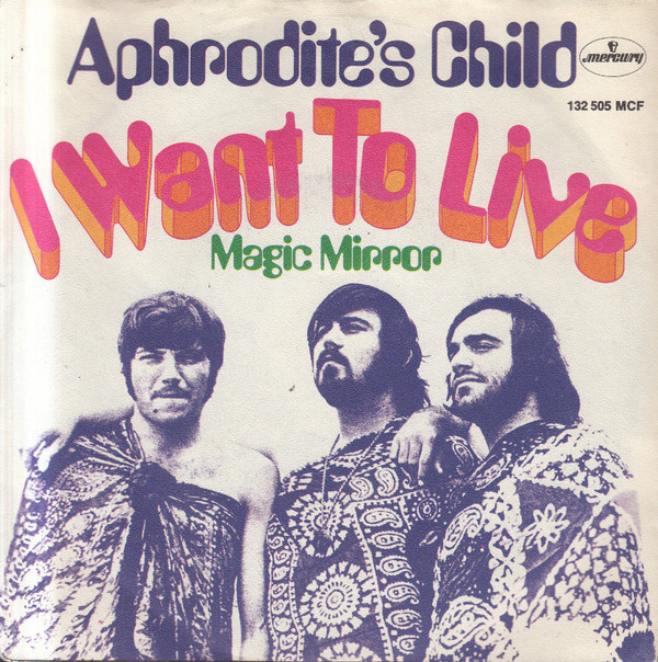Album cover art for "I Want to Live" by Aphrodite’s Child