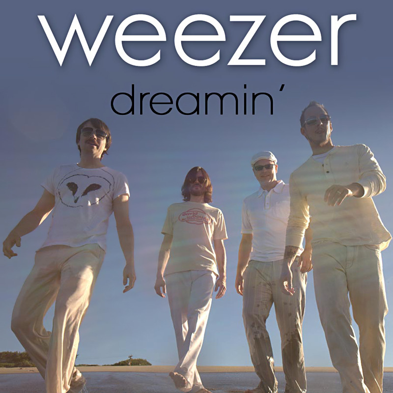 Album cover art for "Dreamin’" by Weezer