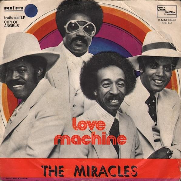 Album cover art for "Love Machine" by The Miracles
