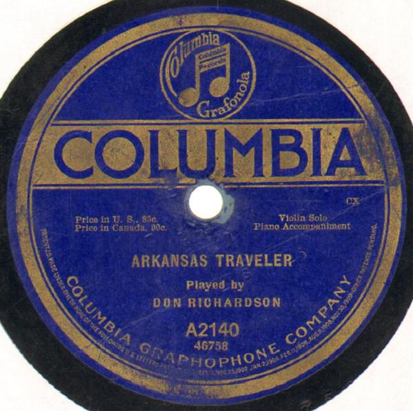 Album cover art for "Arkansas Traveler" by Don Richardson