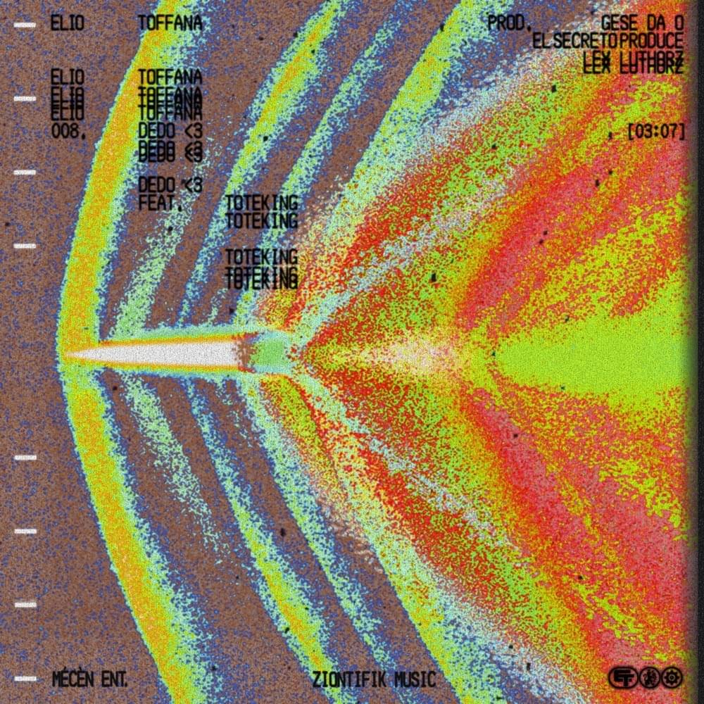 Album cover art for "DEDO ​˂3" by Elio Toffana