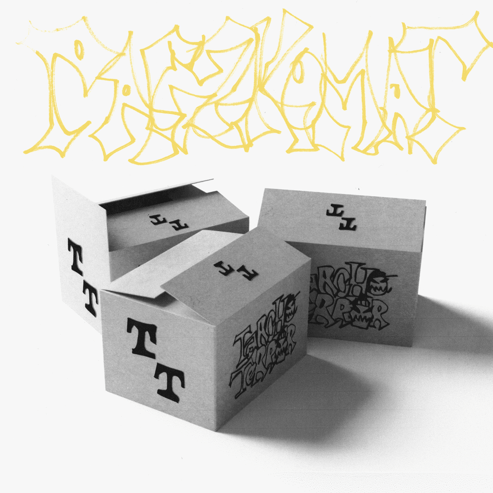 Album cover art for "Paczkomat" by Otsochodzi & Pako (POL) & Szopeen