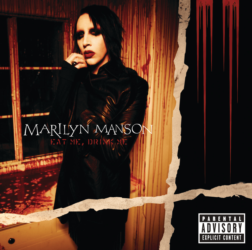 Album cover art for "Heart-Shaped Glasses (Inhuman Remix)" by Marilyn Manson