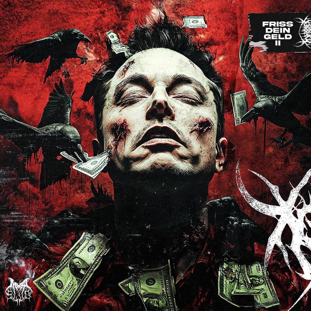 Album cover art for "FRISS DEIN GELD II" by Zombiez