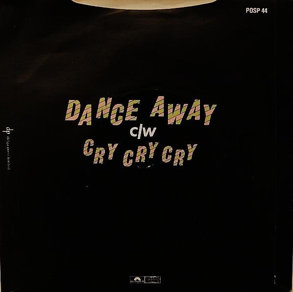Album cover art for "Cry, Cry, Cry" by Roxy Music