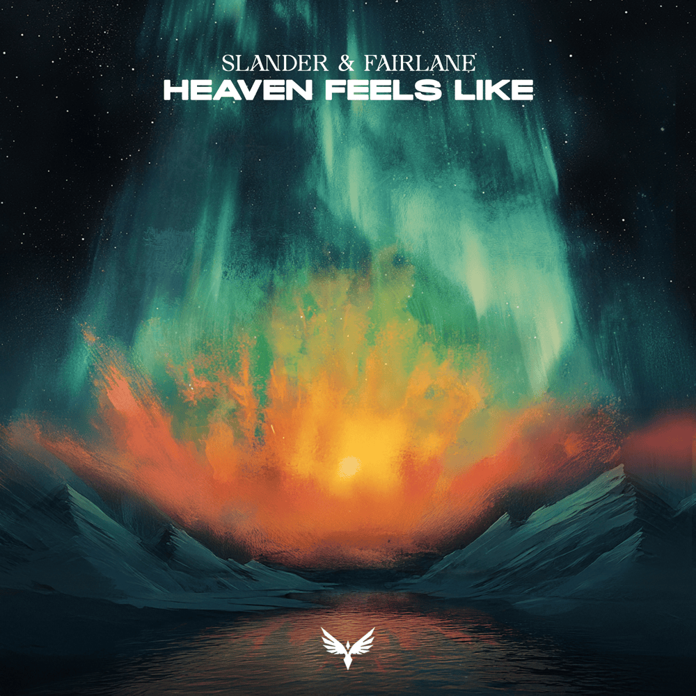 Album cover art for "Heaven Feels Like" by SLANDER