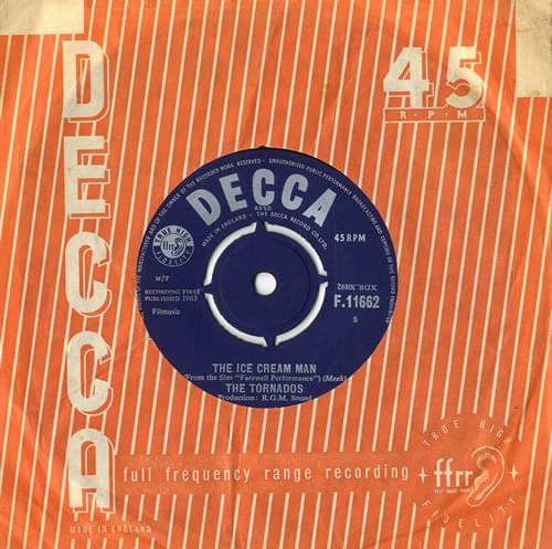 The Ice Cream Man by The Tornados