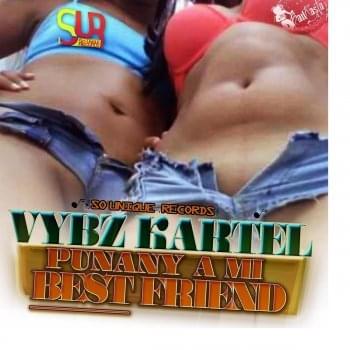 Album cover art for "Punany A Mi Best Friend" by Vybz Kartel