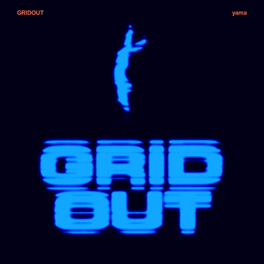 Album cover art for "GRIDOUT" by yama