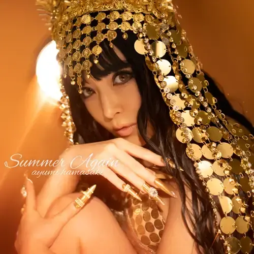 Album cover art for "Summer Again" by 浜崎あゆみ (Ayumi Hamasaki)