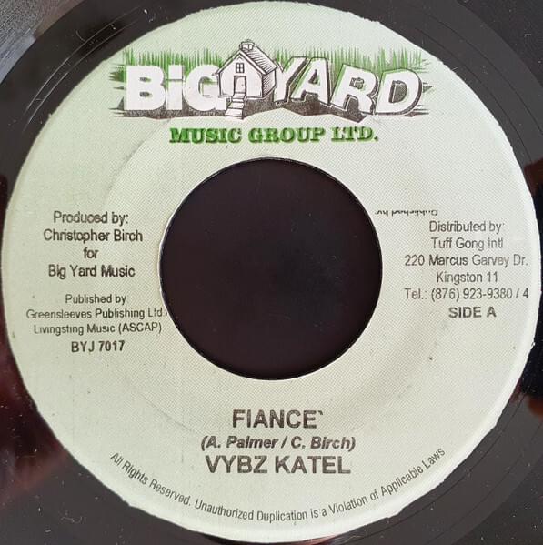 Album cover art for "Fiance" by Vybz Kartel