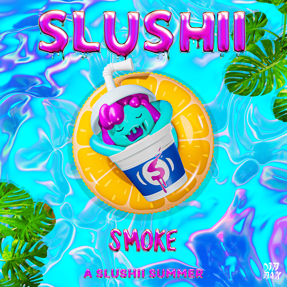 Album cover art for "Smoke" by Slushii