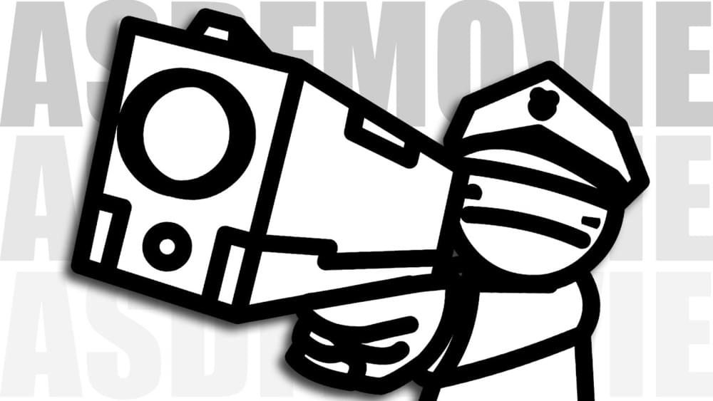 Album cover art for "asdfmovie" by TomSka & Christopher Bingham