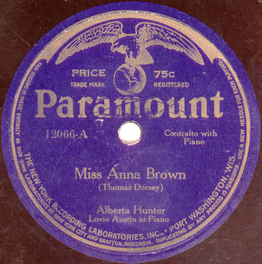 Miss Anna Brown by Alberta Hunter