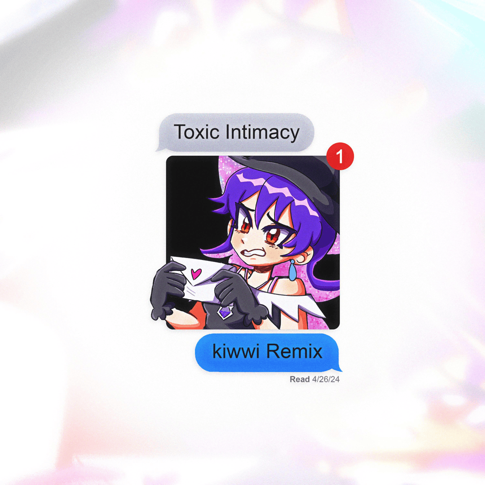 Album cover art for "Toxic Intimacy (Kiwwi Remix)" by shirobeats & KC*+ & Keetheweeb