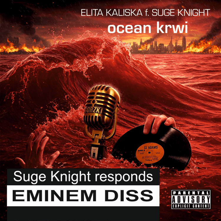 Album cover art for "Ocean krwi" by Elita Kaliska