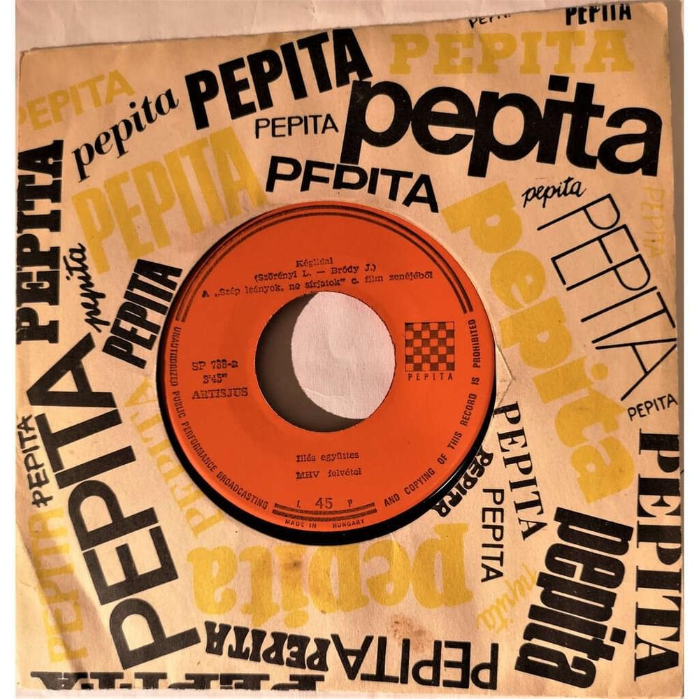 Album cover art for "Kéglidal" by Illés együttes