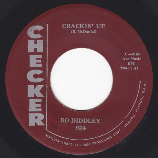 Album cover art for "Crackin’ Up" by Bo Diddley