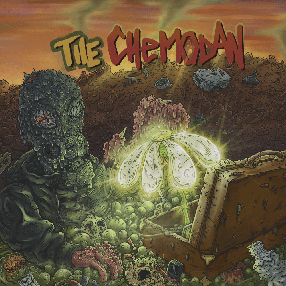 Album cover art for "Химическая сумка (Chemical bag)" by the Chemodan