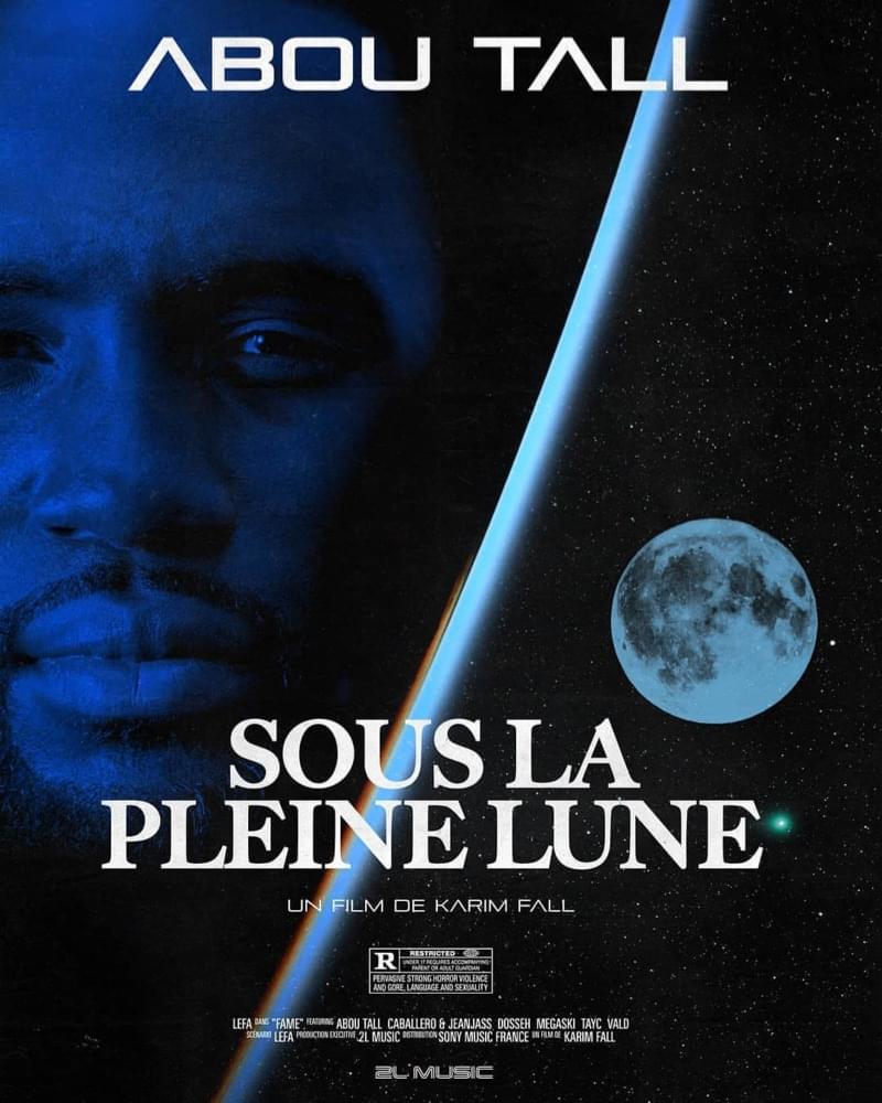 Album cover art for "Sous la pleine lune" by Abou Tall