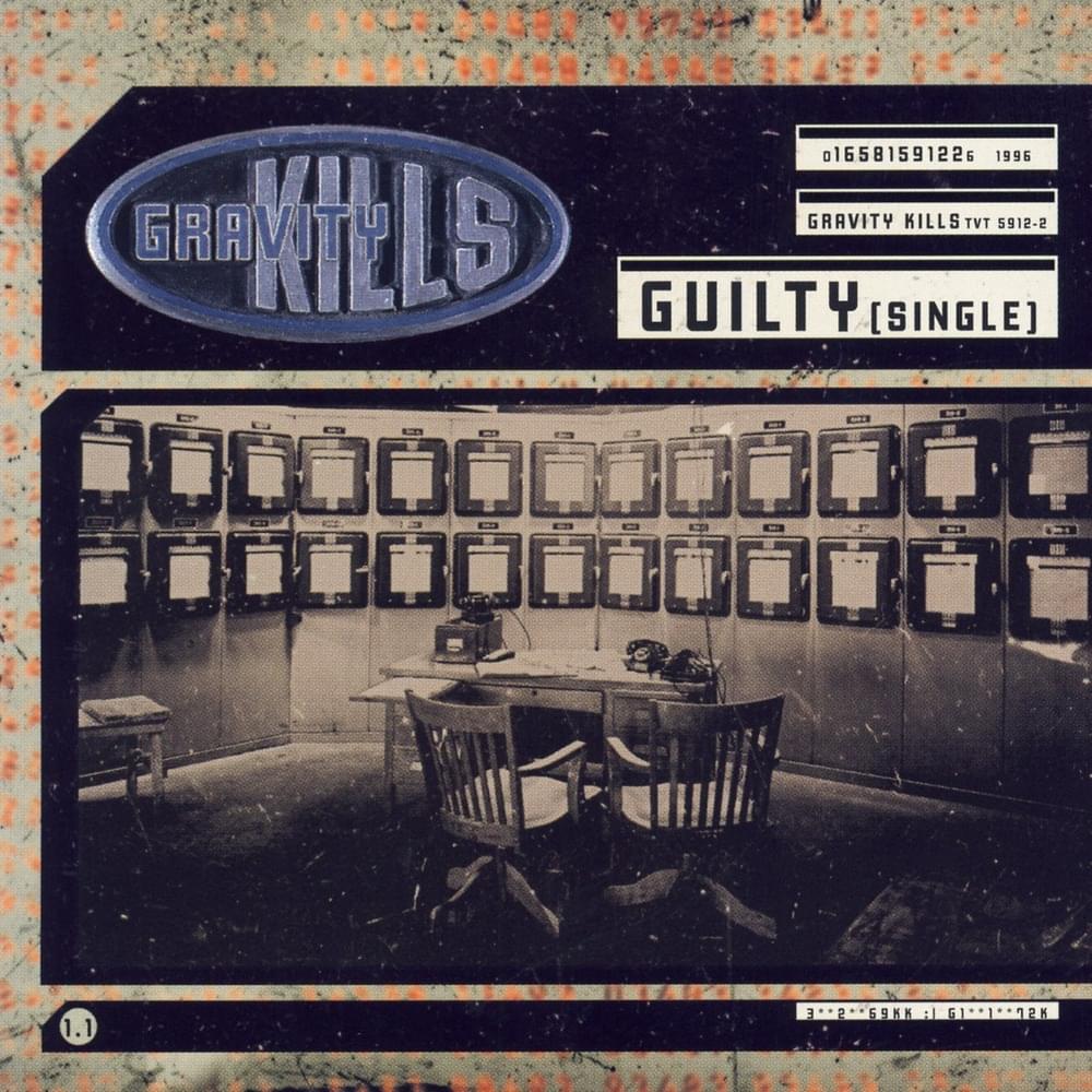 Album cover art for "Guilty" by Gravity Kills
